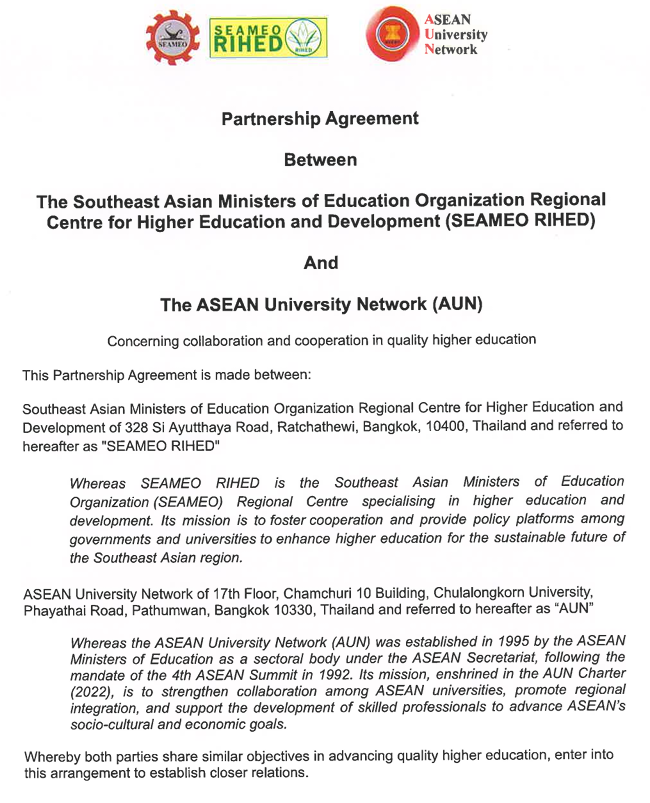 RIHED-AUN_Partnership Agreement