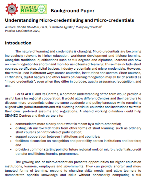 Paper_Understanding Micro-credentialing and Micro-credentials